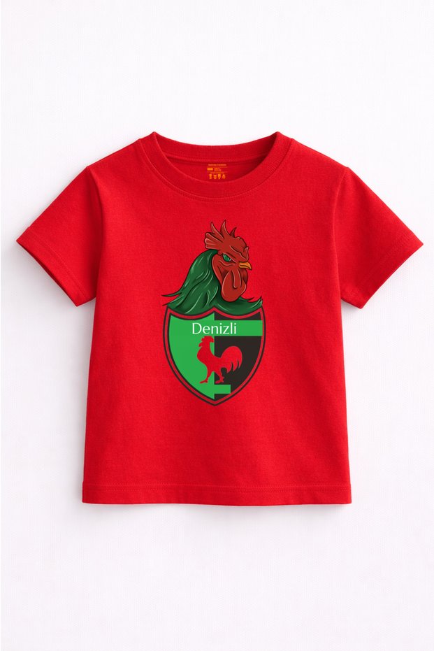 Denizli Force – Rooster Figure Children's T-Shirt