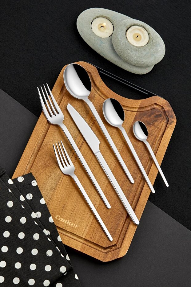 Premium 36 Piece Fork Spoon Knife Set Ckr3595 - 2