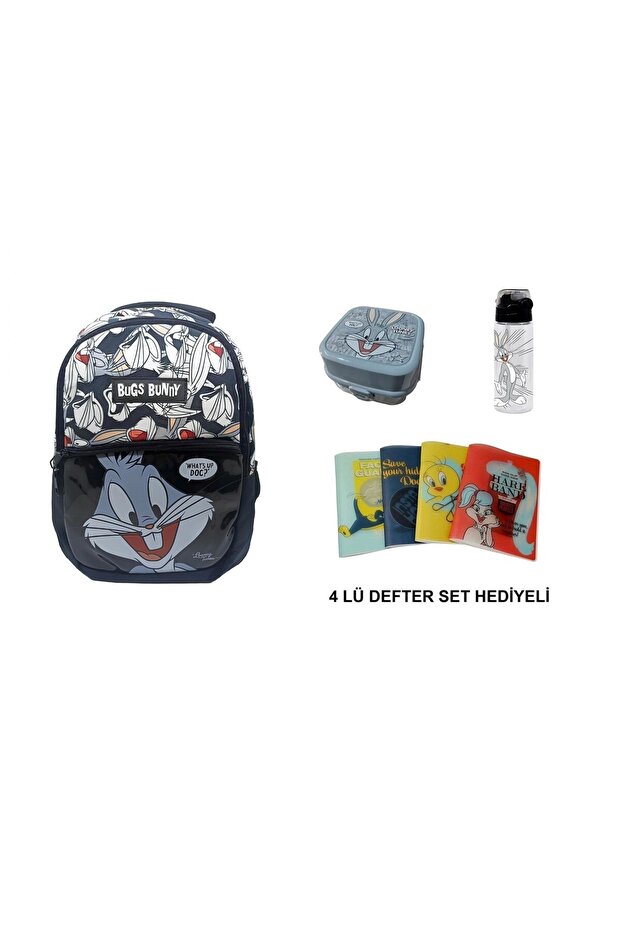 Looney Tunes 7 Piece School Bag Set