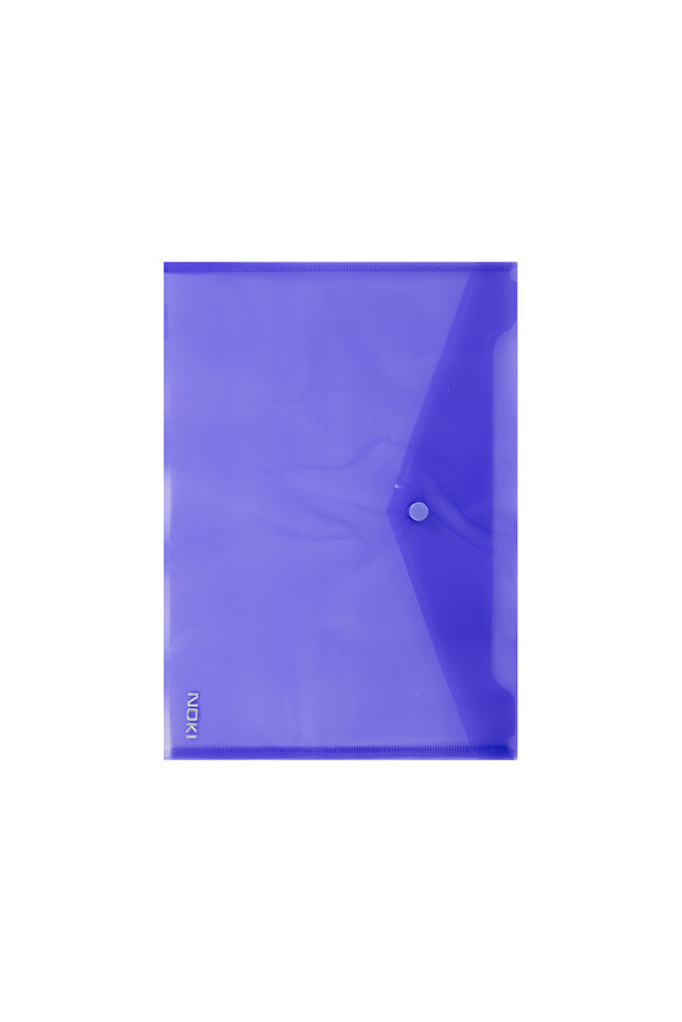 A4 Snap Fastener File Envelope Purple (Pack of 12 3101)