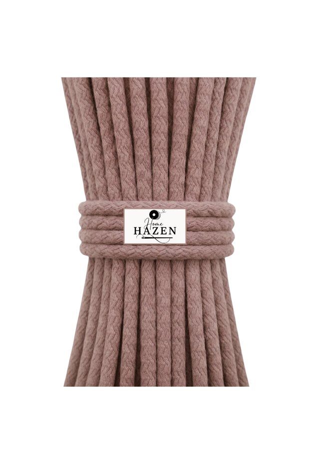 2 kg Cord Rope Cotton 6-7 mm 90-100 Meters - Milky Brown