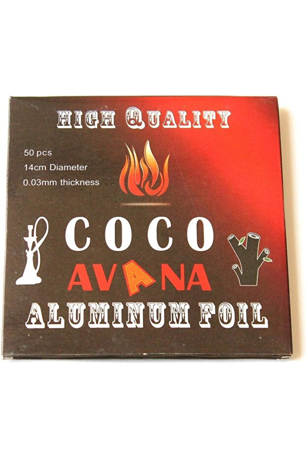 Harbour Delights - Aluminium Hookah Foil - 50 Pcs -14cm Diameter - Shisha Precut Foils
