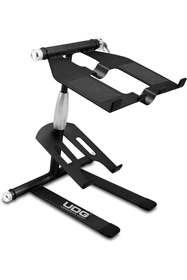 Laptop/Controller Stand Aluminium Black