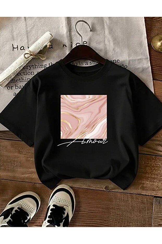 Women's Rose Gold Picture Printed Tshirt