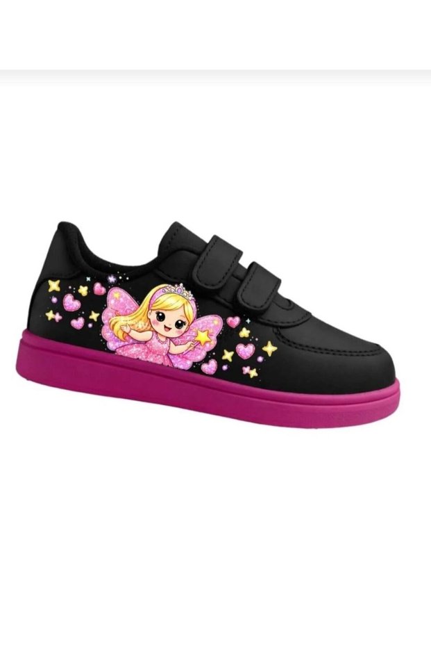 Printed Children's Sports Shoes with Band Sneaker