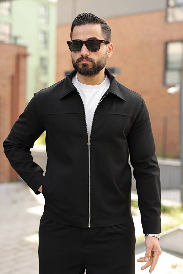 Hidden Pocket Design Basic Seasonal Jacket - 3