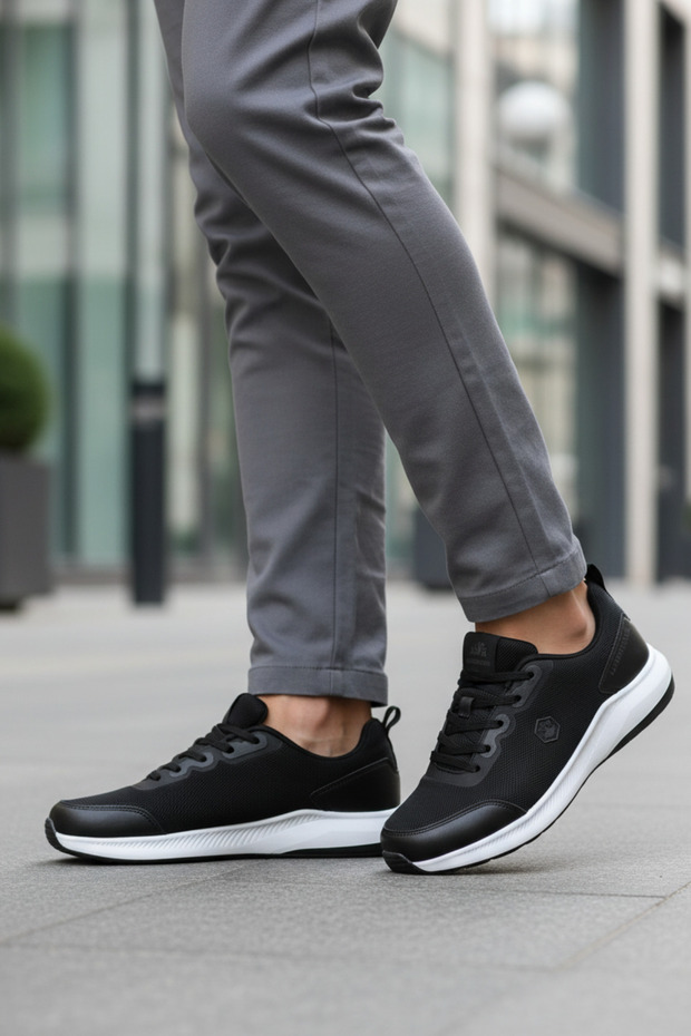Mr-5380 Black Unisex Comfort Casual Sneaker Shoes
