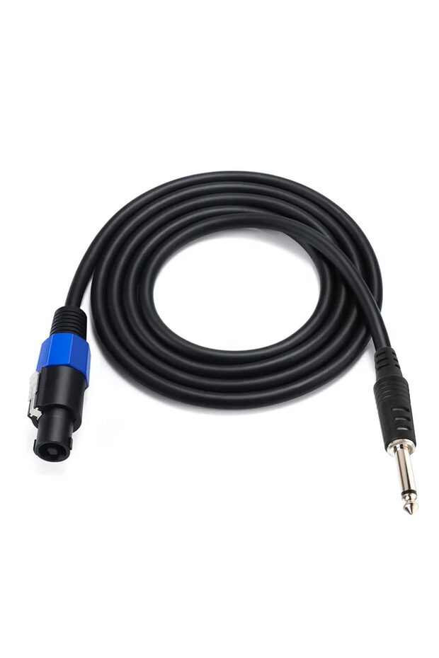 كابل ميكروفون G-526G بطول 6.3 ملم من نوع مونو سبيكون ذكر