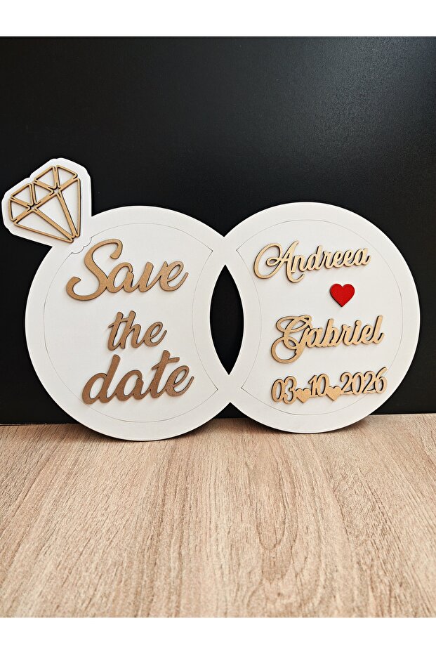 Save the date , plăcuța save the date - 1