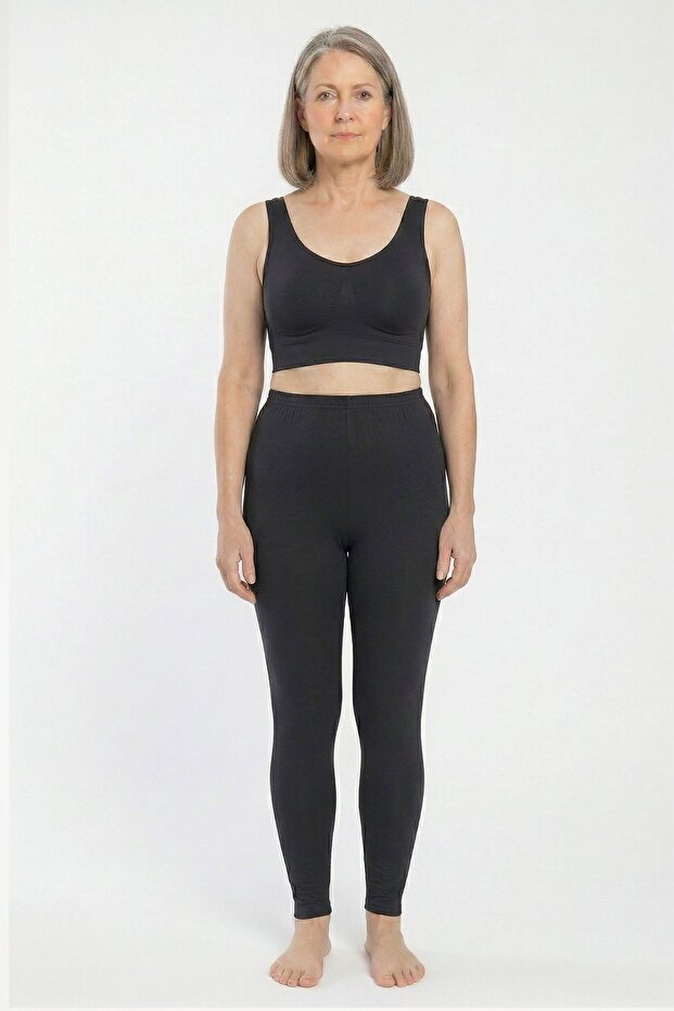 Bamboo Mommy Long Comfortable Fit Leggings - High Waist Support - Soft, Comfortable Fit and Non-Sweating