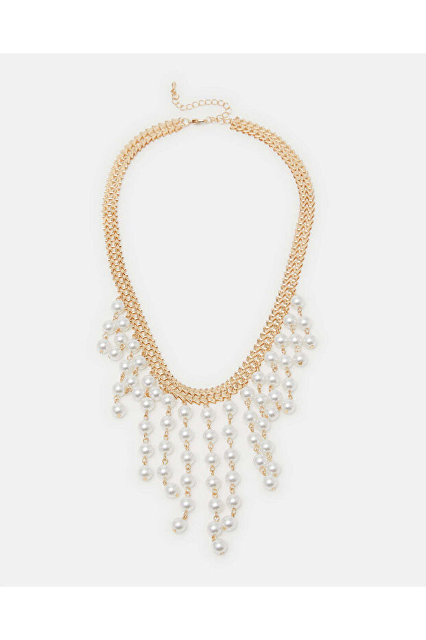 Women Gold Embellished Necklace