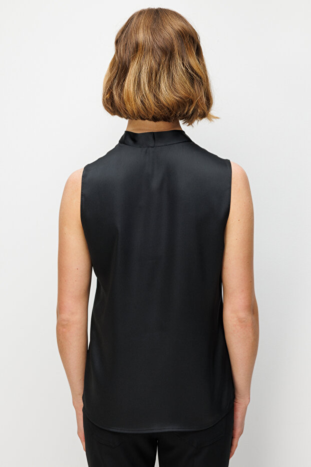 Off Shoulder Draped Tank Top - 4