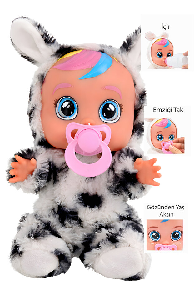 Toyx Ağlayan ve Konuşan Et Bebek Benekli