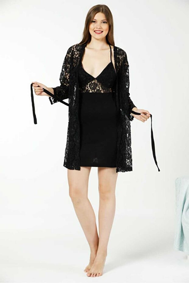Nightgown dressing set - 4