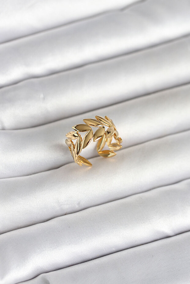 316L Steel Gold Color Virgo Figure Women's Ring -