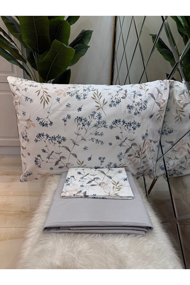 Single Bed Sheet and Pillowcase Set Without Elastic