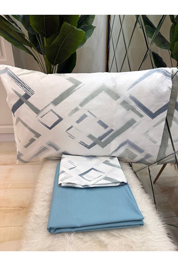 Double Bed Sheet and Pillowcase Set Without Elastic