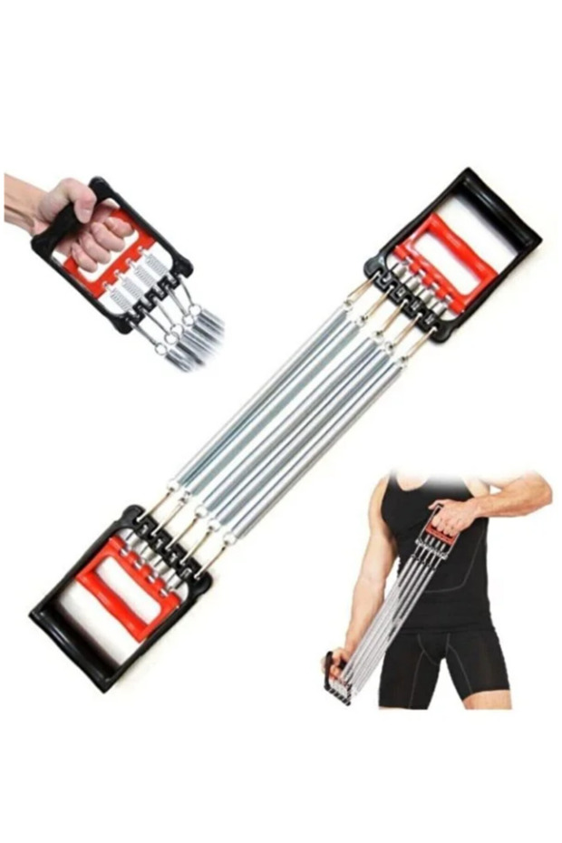 Chest Spring Arm Wrist Chest Muscle Building Exercise Tool with 5 Springs - Semi-Professional