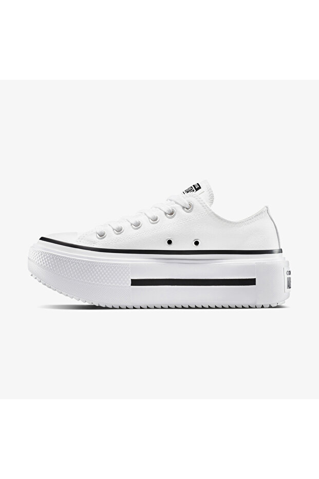 Chuck Taylor All Star Lift Double Stack Platform Kobiece białe trampki - 4