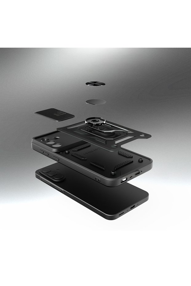 Compatible Case Sliding Vega Cover for Galaxy A37 Case Magnetic Stand Camera Protection