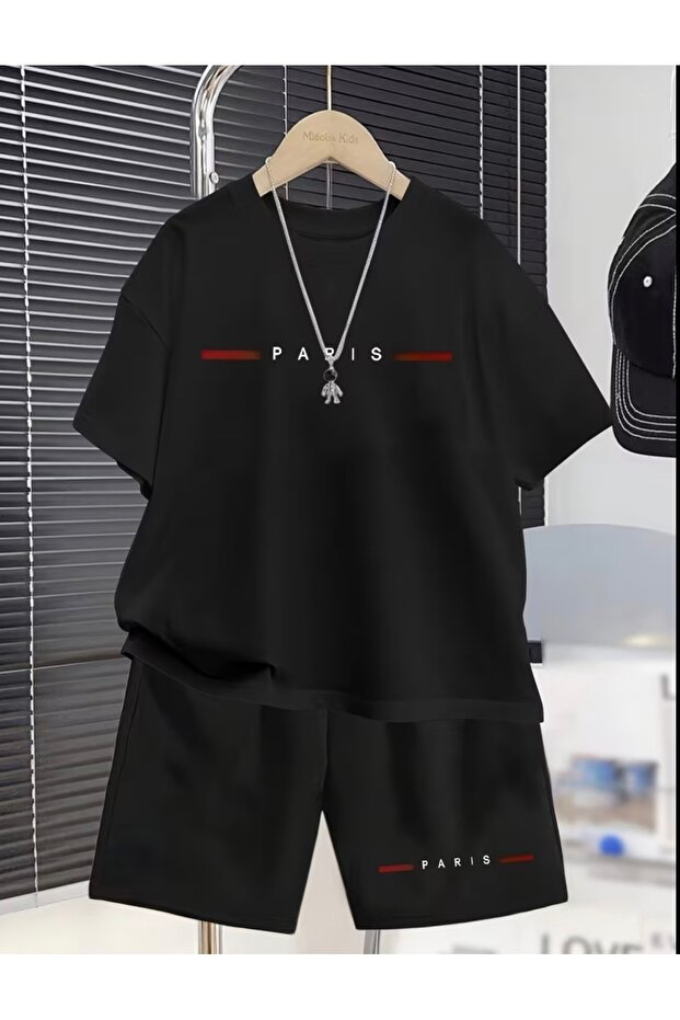 Boy's Top and Bottom Shorts T-Shirt Set