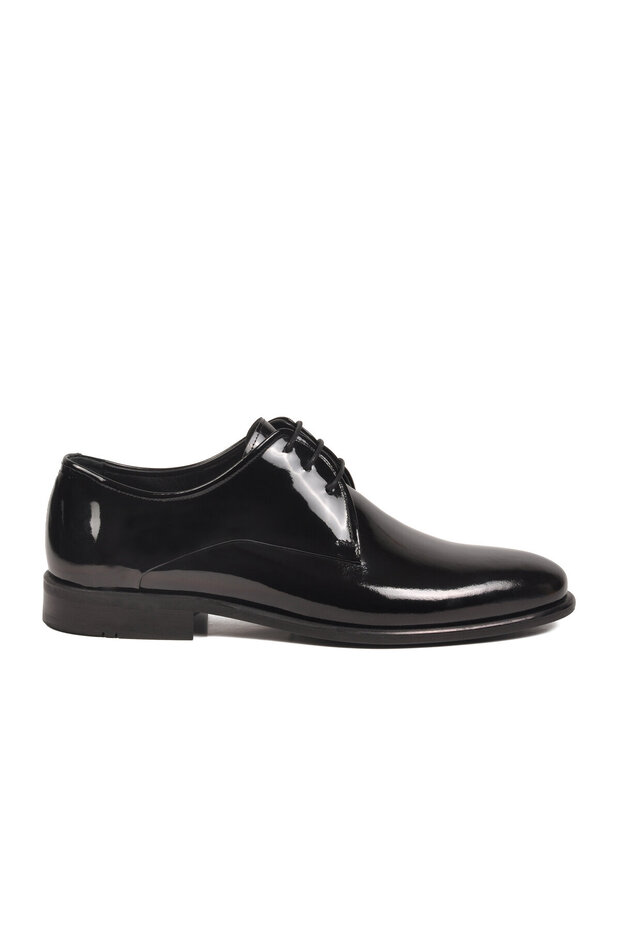 Black Patent Leather Genuine Leather Men's Classic Shoes
