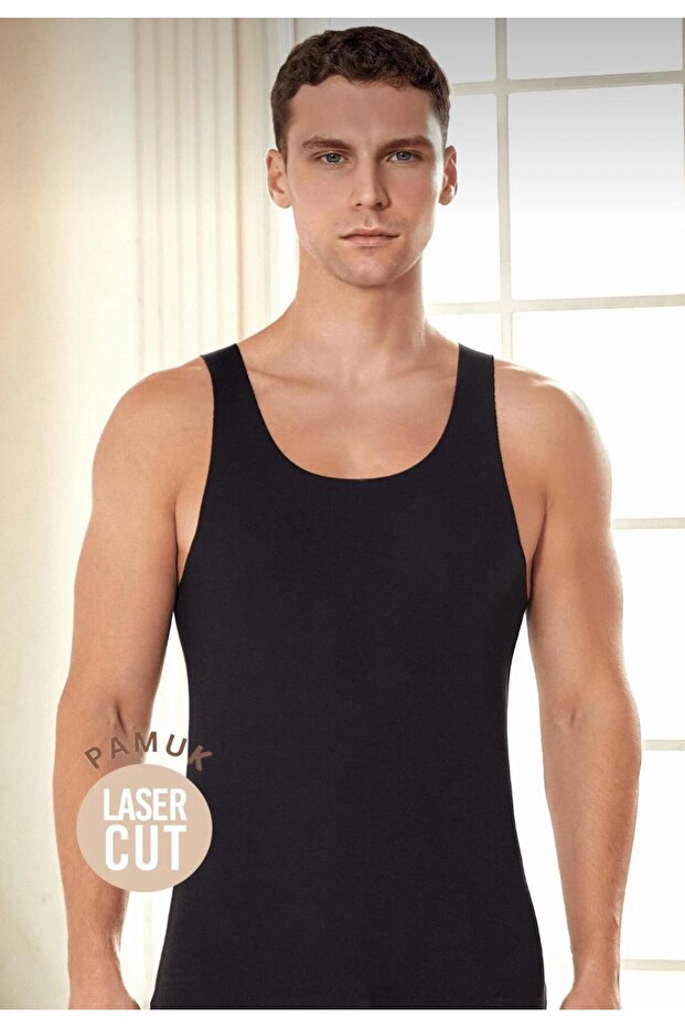 Men's Single Premium Laser-Cut Invisible T-Shirt – No Traces, Ultra-Thin 85% Cotton