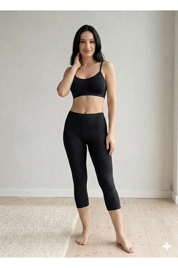 Women's Bamboo Below the Knee Capri Leggings