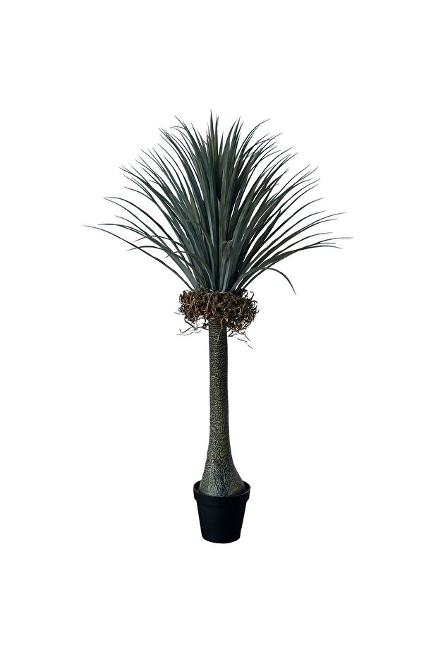 120cm Artificial Agave Tree, Faux Yucca Plant in Pot, Fake Potted Greenery for Home, Office Decor