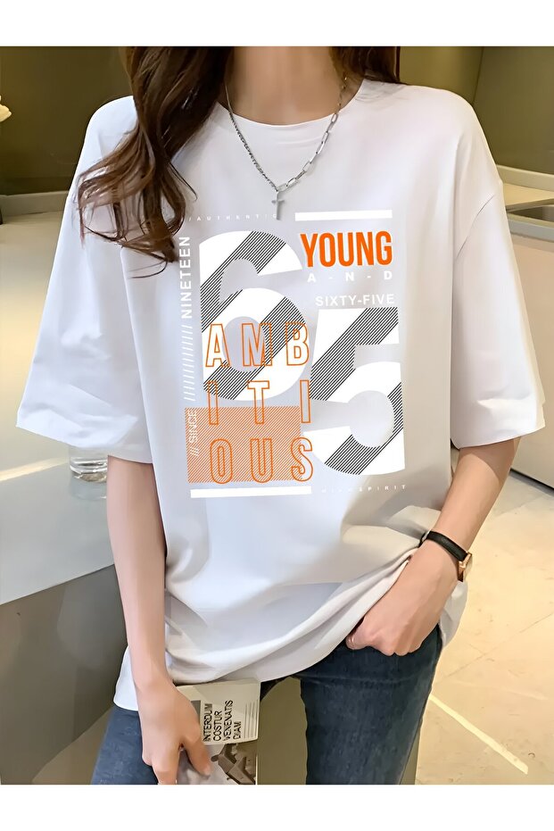 White Basic Crew Neck Cotton Knit T-Shirts
