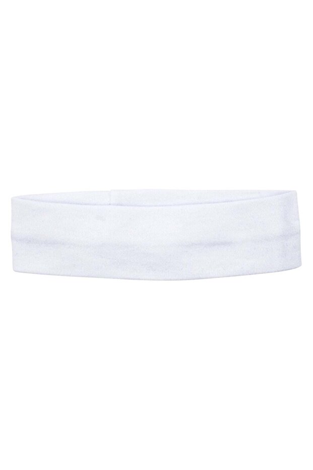 Unisex Baby White Bandana 0-12 Months