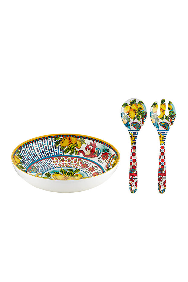 Lemozia Melamine 3-Piece Salad Serving Set