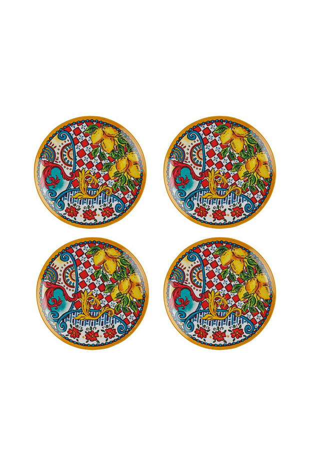 Lemozia Melamine 23 cm 4-Piece Plate Set