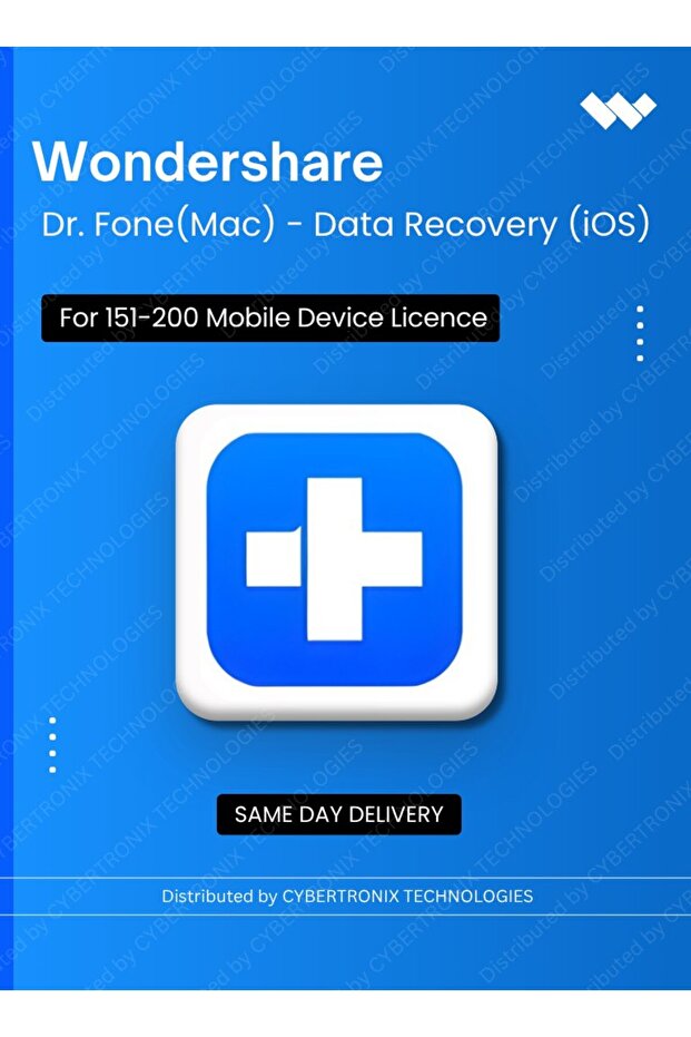Dr.Fone(Mac) - Data Recovery (iOS) | 151-200 Mobile Device | Digital License | Same Day Delivery