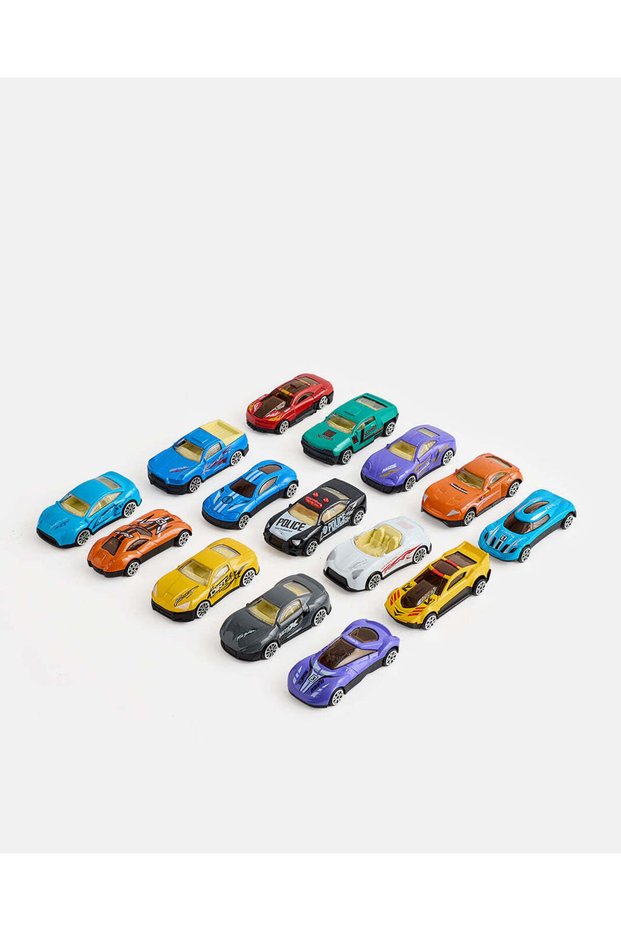 Kids Assorted Die Cast Car Set 15 Piece