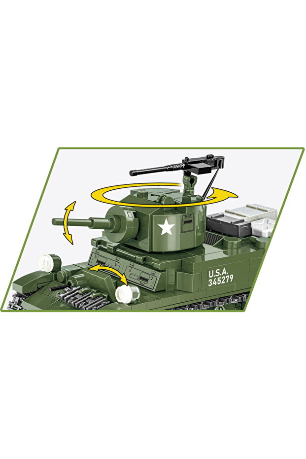 M3 Stuart, construction toy scale 1:35 - 4
