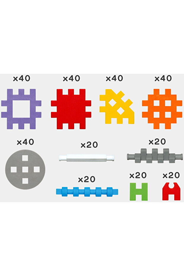 Mini blocuri de construcție waffle constructor 300 - 7