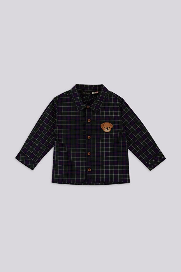 BG Store قميص منقوش للأطفال الرضع