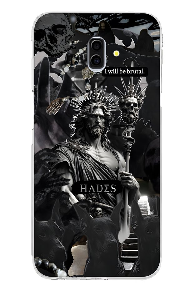 حافظة هاتف شفافة بنمط Hades Mythology متوافقة مع هاتف Samsung Galaxy J6 Plus