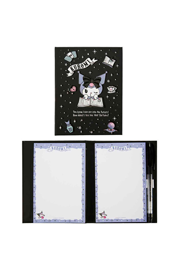 Kuromi Notepad with Pen 12 Pieces