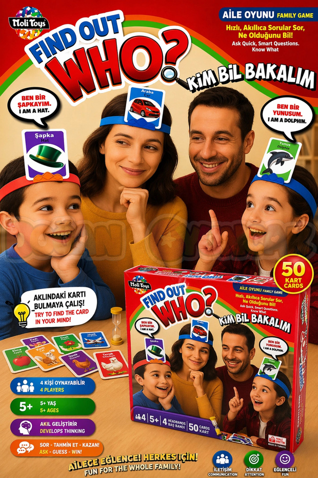 Who Am I? Game - Guess Who I Am Game Family Game Box Game Find Out Who Games