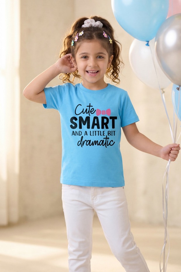 Girl Cute Smart And Dramatic T-Shirt