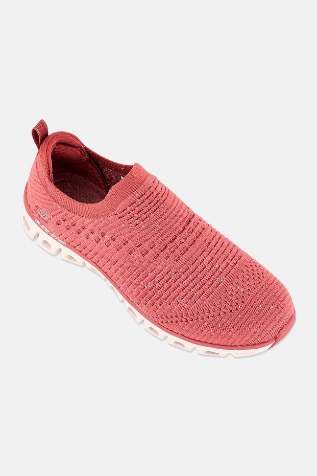 Women Sparkle Slip On Outdoor Shoes, Rose Pink