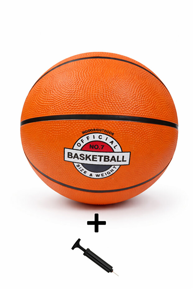Basketbol Topu 7 Numara Pompa Hediyeli - 1