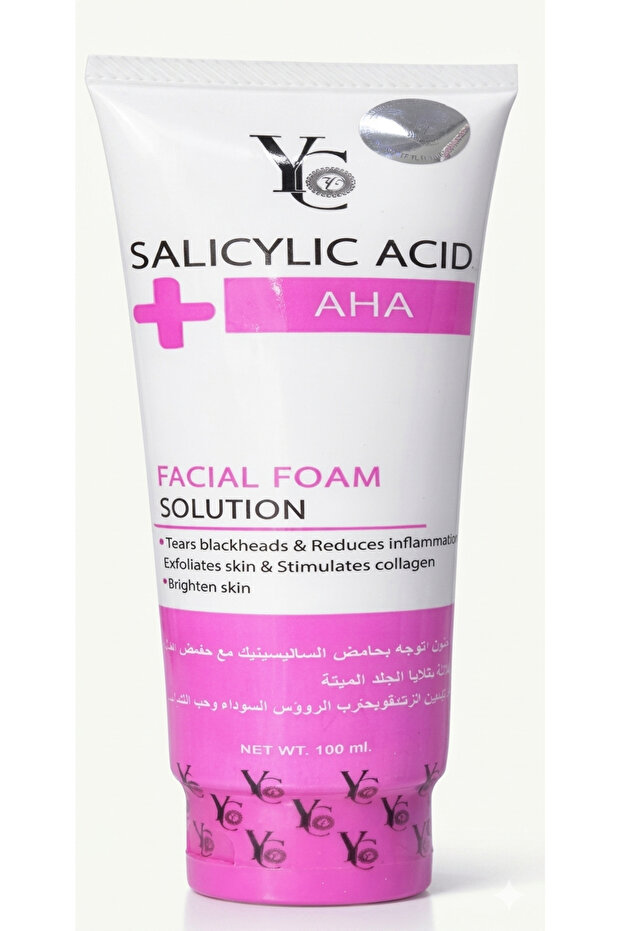 SALICYLIC ACID AHA FACIAL FOAM SOLUTION 100 ML