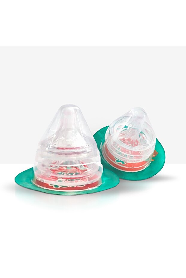 Tiny Tots Silicone Anti-Colic Nipples – Medium (3+ Months / Pack of 2)