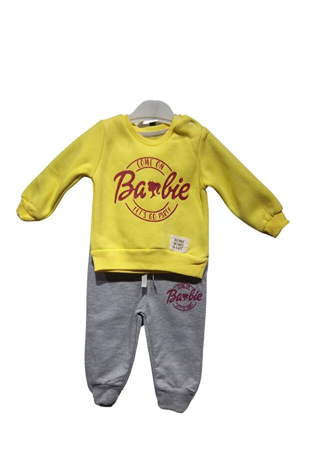 Lets Go Party Printed Shardonlu Baby Girl Set