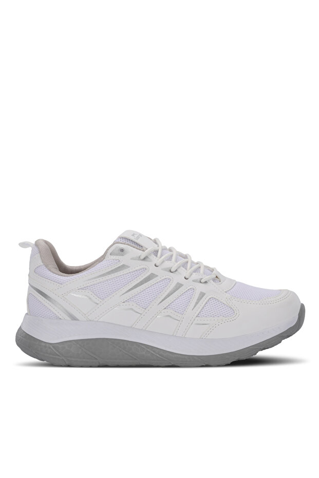Emeka Men's White / Gray Running & Walking Sports Shoes