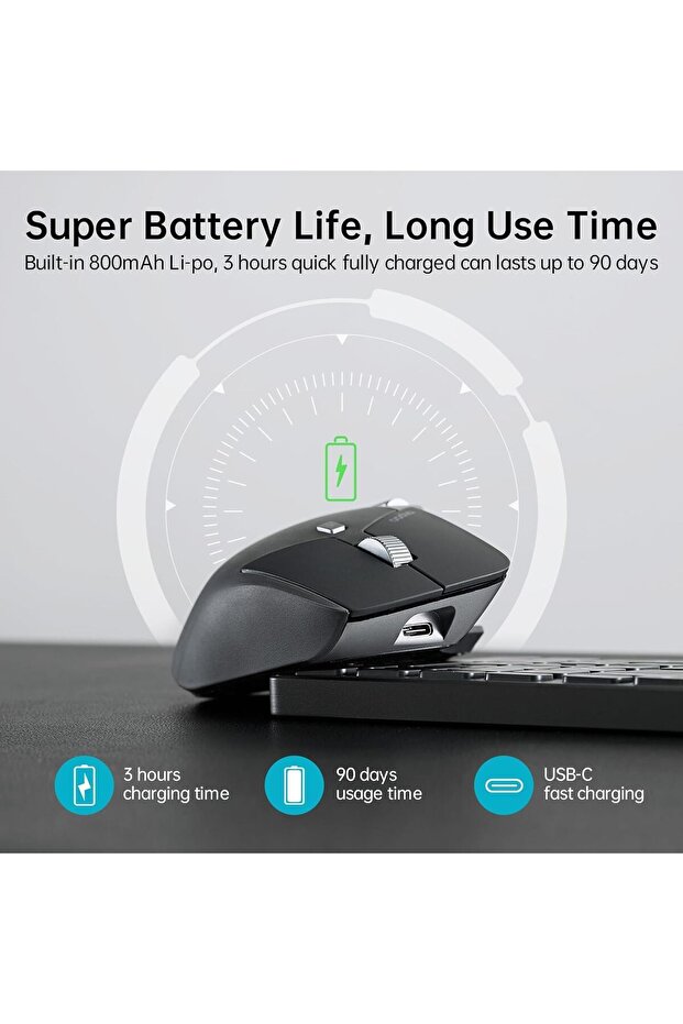 MT760L Wireless Bluetooth Mouse - 4