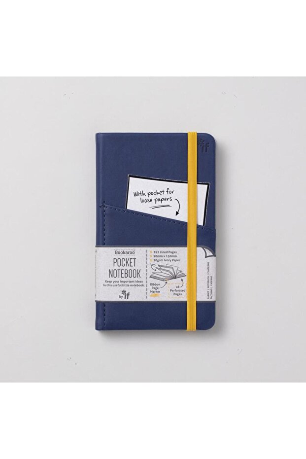 دفتر Bookaroo (A6) دفتر الجيب - كحلي